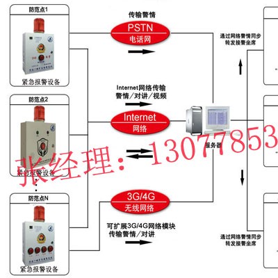 校园一键报警系统与公安机关100%联网