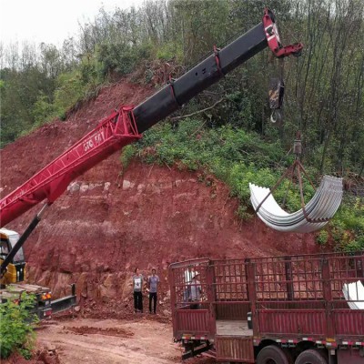 山西隧道波形钢板加固  拼装钢制波纹管涵施工