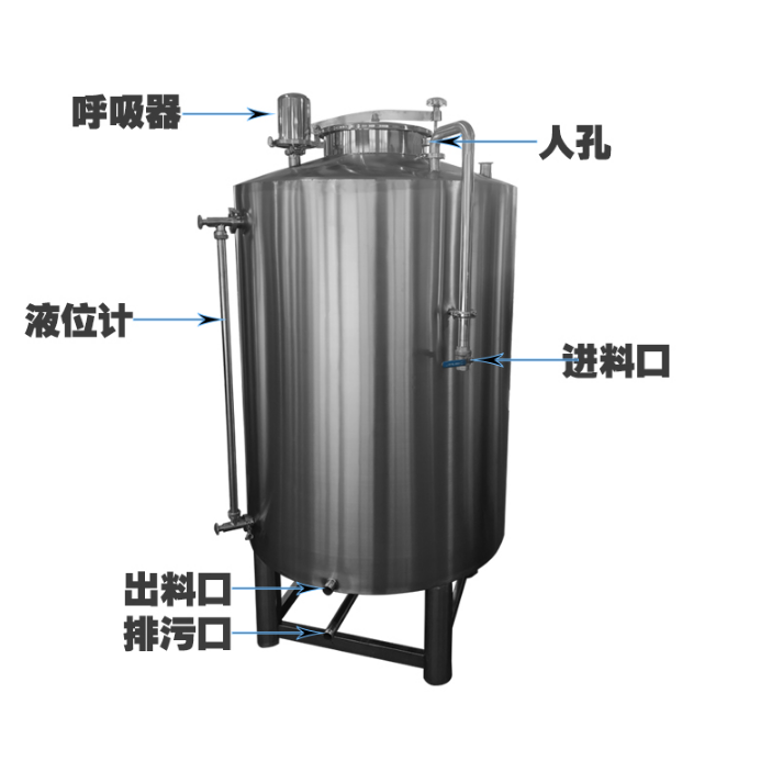 西城区康之兴不锈钢食用油储存罐立式储酒罐规格款式齐全经久质高