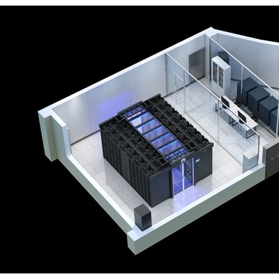 南京机房立体效果图制作_物业服务中心信息化机房投标效果图设计
